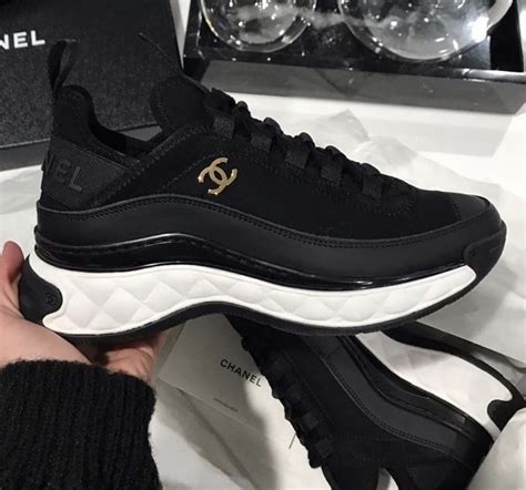 black on black chanel sneakers|black chanel sneakers 2020.